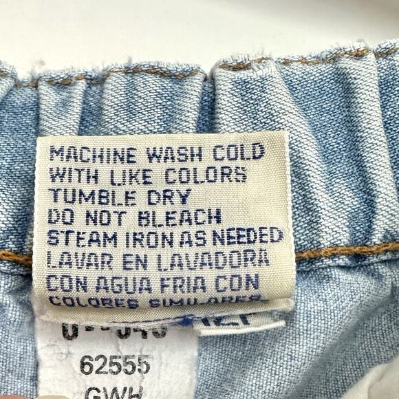 Vintage Bill Blass Mom Blue Jeans Size 12 Petite High Rise Pleat Front Denim - Picture 15 of 16